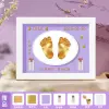 Khung In Dấu Chân Tay Bé - Lưu Giữ Kỉ Niệm Tóc Máu Cuống Rốn Giá Tốt 22