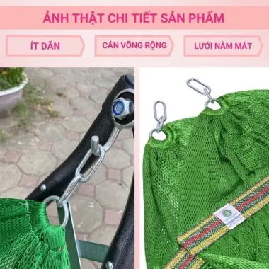 Khung Võng Tròn Thiên Sơn Cao Cấp Inox Sần Đen Giá Rẻ Bảo Hành 12 Tháng 7