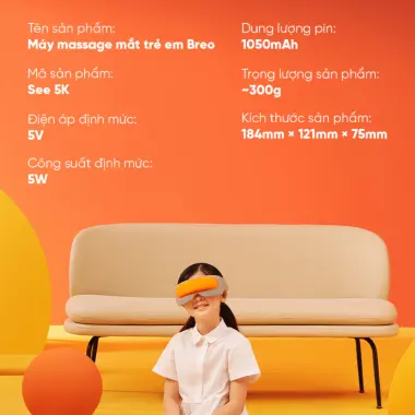 Kính Massage Mắt Trẻ Em Breo See 5K - Chườm Nóng 3 Chế Độ Thư Giãn Giá Tốt 2.250.000đ 3 Kính Massage Mắt Trẻ Em Breo See 5K - Chườm Nóng 3 Chế Độ Thư Giãn Giá Tốt 2.250.000đ 3