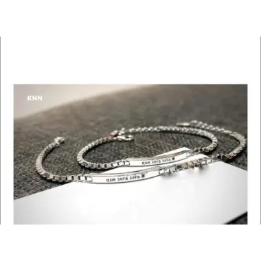 Lắc Tay Đôi Tình Yêu Khắc Tên Miễn Phí - Đánh Dấu Chủ Quyền Cho Cặp Đôi - Giá Chỉ 199k 2 Lắc Tay Đôi Tình Yêu Khắc Tên Miễn Phí - Đánh Dấu Chủ Quyền Cho Cặp Đôi - Giá Chỉ 199k 2
