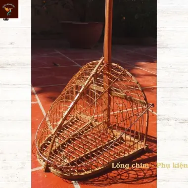 Lồng Bẫy Chim Chào Mào, Bẫy Khuyên 1 Mặt Trúc Già Cao Cấp Giá Rẻ 180k 5
