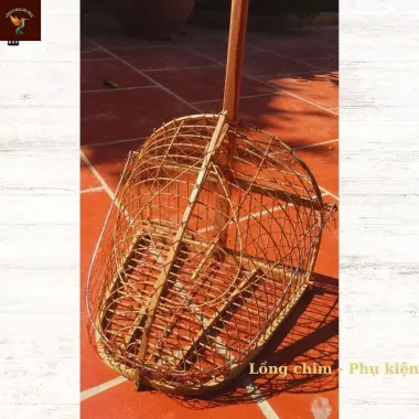 Lồng Bẫy Chim Chào Mào, Bẫy Khuyên 1 Mặt Trúc Già Cao Cấp Giá Rẻ 180k 6