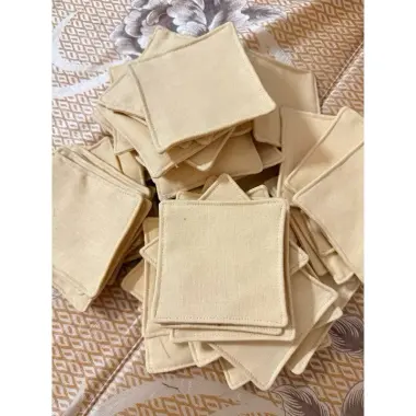 Lót Ly Vải Linen Decor Bàn Ăn Giá Rẻ Chỉ 20k - Khăn Lót Ly Đẹp 5