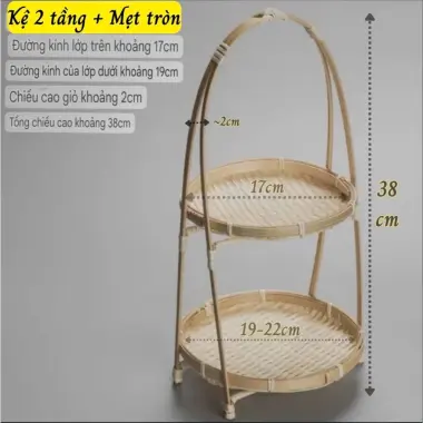 Lót Mây Trang Trí Bàn Ăn - Rattan Placemat - Giảm Giá Còn 12014đ - Lót Ly Cốc Nồi Chống Trượt 40
