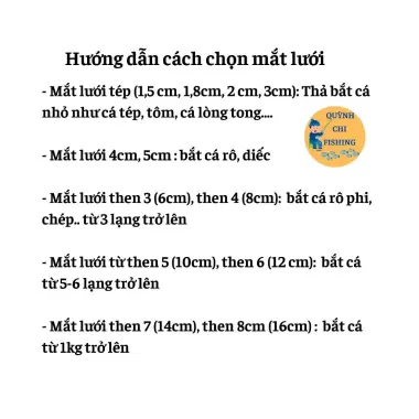 Lưới Đánh Cá 3 Màn Cao 75cm Dài 25-30m Giá Rẻ - Bắt Cá Nhỏ Đến To Tại Ao Hồ Sông Suối 8 Lưới Đánh Cá 3 Màn Cao 75cm Dài 25-30m Giá Rẻ - Bắt Cá Nhỏ Đến To Tại Ao Hồ Sông Suối 8