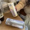 Lưới Dụng Cụ Trang Điểm Kép Túi Bảo Quản Bàn Chải Di Động Hộp Đựng Bàn Chải Dung Tích Lớn Đơn Giản Giá Đỡ Xô Du Lịch Túi Đứng 4