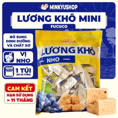 Lương Khô Fucuco 13 Vị Ăn Kiêng Tiện Lợi 370g - Giảm Cân Chỉ 50k 24 Lương Khô Fucuco 13 Vị Ăn Kiêng Tiện Lợi 370g - Giảm Cân Chỉ 50k 24