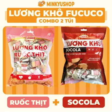 Lương Khô Fucuco 13 Vị Ăn Kiêng Tiện Lợi 370g - Giảm Cân Chỉ 50k 45 Lương Khô Fucuco 13 Vị Ăn Kiêng Tiện Lợi 370g - Giảm Cân Chỉ 50k 45