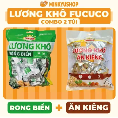 Lương Khô Fucuco 13 Vị Ăn Kiêng Tiện Lợi 370g - Giảm Cân Chỉ 50k 52 Lương Khô Fucuco 13 Vị Ăn Kiêng Tiện Lợi 370g - Giảm Cân Chỉ 50k 52