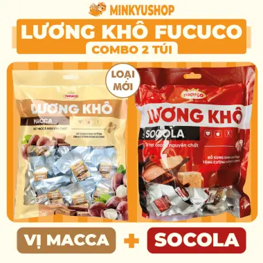 Lương Khô Fucuco 13 Vị Ăn Kiêng Tiện Lợi 370g - Giảm Cân Chỉ 50k 70 Lương Khô Fucuco 13 Vị Ăn Kiêng Tiện Lợi 370g - Giảm Cân Chỉ 50k 70