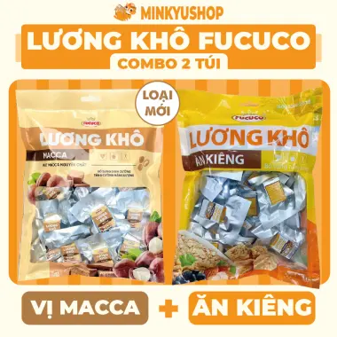 Lương Khô Fucuco 13 Vị Ăn Kiêng Tiện Lợi 370g - Giảm Cân Chỉ 50k 75 Lương Khô Fucuco 13 Vị Ăn Kiêng Tiện Lợi 370g - Giảm Cân Chỉ 50k 75