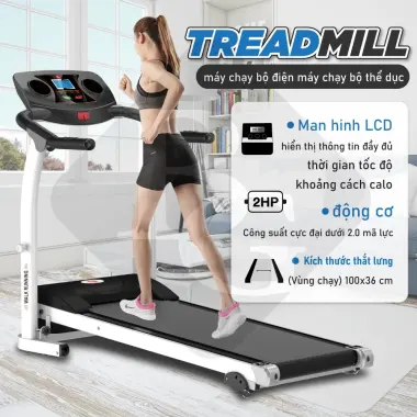 Mall-BG Máy chạy bộ điện gấp gọn tiện lợi tiện ích với không gian nhỏ mẫu M2 Tốc độ tối đa 12km/h 3