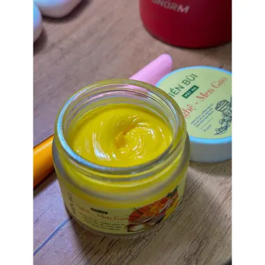 Mặt Nạ Nghệ Men Gạo Hiền Bùi - Giảm Mụn, Mờ Thâm, Kiềm Dầu Cho Làn Da Sáng 4 Mặt Nạ Nghệ Men Gạo Hiền Bùi - Giảm Mụn, Mờ Thâm, Kiềm Dầu Cho Làn Da Sáng 4