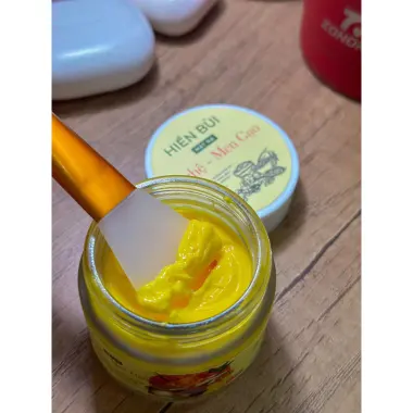 Mặt Nạ Nghệ Men Gạo Hiền Bùi - Giảm Mụn, Mờ Thâm, Kiềm Dầu Cho Làn Da Sáng 5 Mặt Nạ Nghệ Men Gạo Hiền Bùi - Giảm Mụn, Mờ Thâm, Kiềm Dầu Cho Làn Da Sáng 5