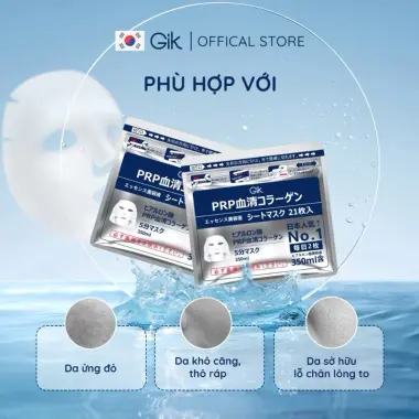 Mặt Nạ PRP Collagen GIK B3 B5 Trắng Da Cấp Ẩm Phục Hồi Làn Da Giảm Giá 155000đ 6 Mặt Nạ PRP Collagen GIK B3 B5 Trắng Da Cấp Ẩm Phục Hồi Làn Da Giảm Giá 155000đ 6