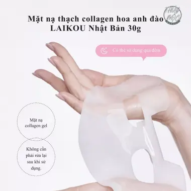 Mặt Nạ Thạch Collagen Sakura LAIKOU - Làm Sáng Da, Nâng Cơ, Cấp Ẩm Chỉ 90k 4 Mặt Nạ Thạch Collagen Sakura LAIKOU - Làm Sáng Da, Nâng Cơ, Cấp Ẩm Chỉ 90k 4