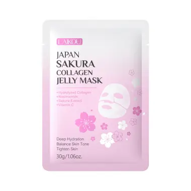 Mặt Nạ Thạch Collagen Sakura LAIKOU - Làm Sáng Da, Nâng Cơ, Cấp Ẩm Chỉ 90k 10 Mặt Nạ Thạch Collagen Sakura LAIKOU - Làm Sáng Da, Nâng Cơ, Cấp Ẩm Chỉ 90k 10