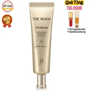 [ Mẫu Mới ] Kem chống nắng chống nhăn đông y whoo vàng Jin Hea Yoon Sun Wrinkle Sun SPF 50+/PA++++ 11