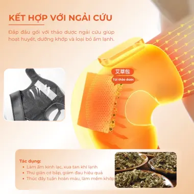 Máy massage đầu gối K9 Lite rung kết hợp chườm ấm hồng ngoại, massage chân giúp giảm đau Masaji 10 Máy massage đầu gối K9 Lite rung kết hợp chườm ấm hồng ngoại, massage chân giúp giảm đau Masaji 10