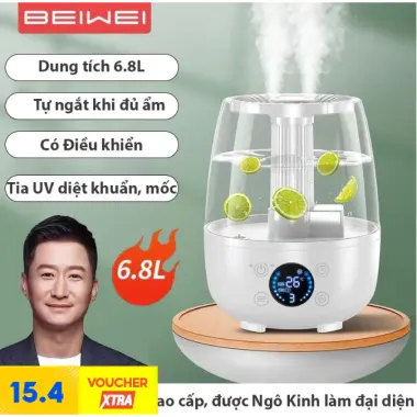 Máy Tạo Ẩm Không Khí Đa Năng 5L Giá Rẻ - Phun Sương Siêu Âm & Tinh Dầu Cho Phòng Ngủ Văn Phòng 3