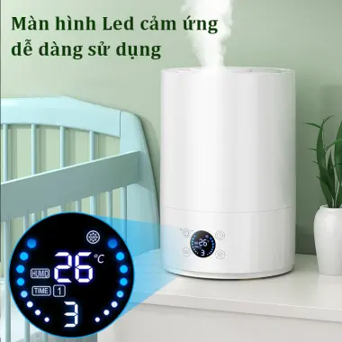 Máy Tạo Ẩm Không Khí Đa Năng 5L Giá Rẻ - Phun Sương Siêu Âm & Tinh Dầu Cho Phòng Ngủ Văn Phòng 5