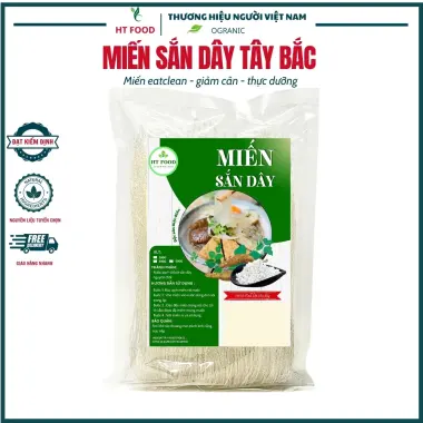 Miến Sắn Dây Tây Bắc Giảm Cân, Hỗ Trợ Tiểu Đường, Thực Dưỡng, Gym 200g HT FOOD Giá Tốt