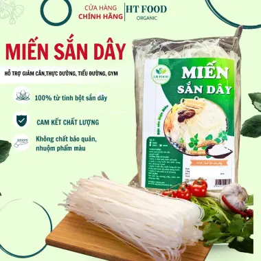 Miến Sắn Dây Tây Bắc Giảm Cân, Hỗ Trợ Tiểu Đường, Thực Dưỡng, Gym 200g HT FOOD Giá Tốt