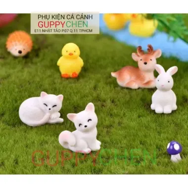 Mô Hình Hồ Ly Mini Trang Trí Tiểu Cảnh Hồ Cá Terarium Giá Cực Sốt 5100k Thay 6477k 2
