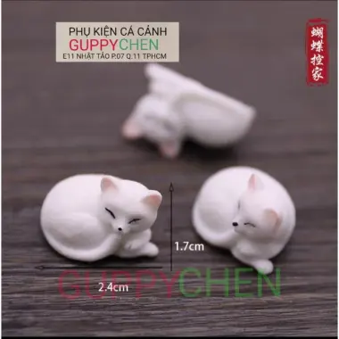 Mô Hình Hồ Ly Mini Trang Trí Tiểu Cảnh Hồ Cá Terarium Giá Cực Sốt 5100k Thay 6477k 8