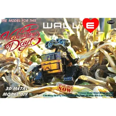Mô Hình Robot WALL-E Lắp Ghép Kim Loại 3D Thông Minh - Giảm 34% Chỉ 159k 9 Mô Hình Robot WALL-E Lắp Ghép Kim Loại 3D Thông Minh - Giảm 34% Chỉ 159k 9