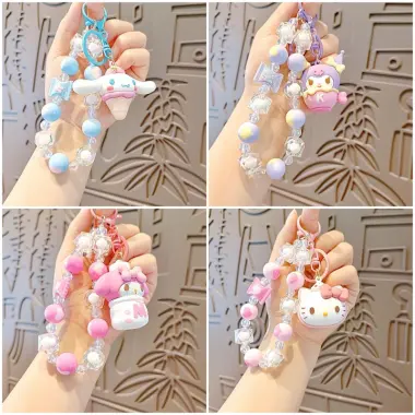 Móc Khoá Hello Kitty Kuromi Dễ Thương Giảm Giá - Chuỗi Hạt Móc Điện Thoại Chất Lượng Cao 2 Móc Khoá Hello Kitty Kuromi Dễ Thương Giảm Giá - Chuỗi Hạt Móc Điện Thoại Chất Lượng Cao 2