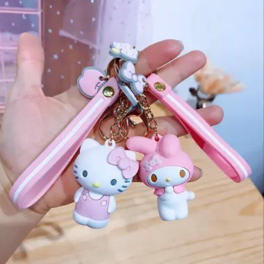 Móc Khóa Kuromi Dễ Thương - Giá Cực Sâu 31k Thay vì 39k - Móc Khóa Hoạt Hình Cute 4