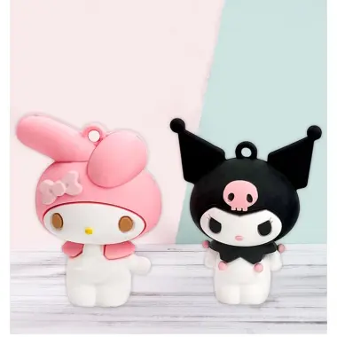 Móc Khóa Kuromi Dễ Thương - Giá Cực Sâu 31k Thay vì 39k - Móc Khóa Hoạt Hình Cute 8