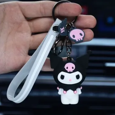 Móc Khóa Kuromi Dễ Thương - Giá Cực Sâu 31k Thay vì 39k - Móc Khóa Hoạt Hình Cute 11