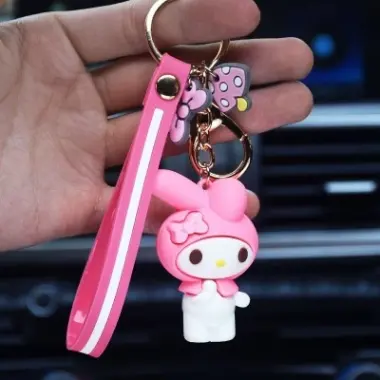 Móc Khóa Kuromi Dễ Thương - Giá Cực Sâu 31k Thay vì 39k - Móc Khóa Hoạt Hình Cute 12
