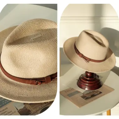 Mũ Cói Panama Đi Biển Chống Nắng Vành Rộng Dây Nịt Vintage Giá Cực Sốc 49K 8 Mũ Cói Panama Đi Biển Chống Nắng Vành Rộng Dây Nịt Vintage Giá Cực Sốc 49K 8