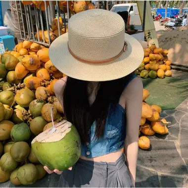 Mũ Cói Panama Đi Biển Chống Nắng Vành Rộng Dây Nịt Vintage Giá Cực Sốc 49K 18 Mũ Cói Panama Đi Biển Chống Nắng Vành Rộng Dây Nịt Vintage Giá Cực Sốc 49K 18