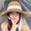 Mũ Cói Panama Đi Biển Chống Nắng Vành Rộng Dây Nịt Vintage Giá Cực Sốc 49K 35