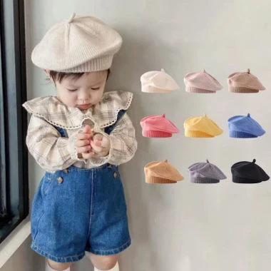 Mũ Nồi Hoa Len Dệt Kim Cho Bé Gái Sơ Sinh Mùa Đông Ấm Áp Giảm Giá 38.448 VND 2