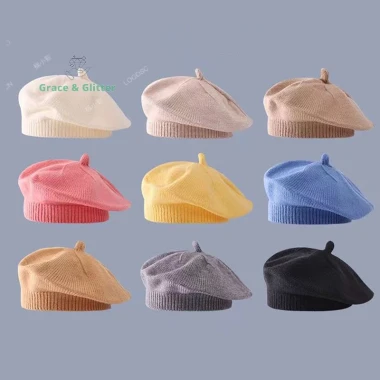 Mũ Nồi Hoa Len Dệt Kim Cho Bé Gái Sơ Sinh Mùa Đông Ấm Áp Giảm Giá 38.448 VND 4