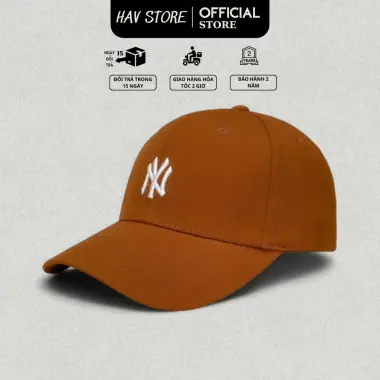 Mũ Nón Lưỡi Trai MLB NY Thêu Chữ Đen Trắng Nam Nữ Giảm 129k 11