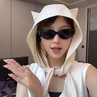 Mũ Tai Mèo Nữ Chống Nắng Dễ Thương Dây Đeo Nhanh Khô Giảm Giá 63k