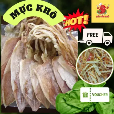 "Mực Khô Dai Ngon Nam Định Mềm Ngọt 25-30g/con 600k/kg - Món Ăn Siêu Ngon Giá Tốt" "Mực Khô Dai Ngon Nam Định Mềm Ngọt 25-30g/con 600k/kg - Món Ăn Siêu Ngon Giá Tốt"