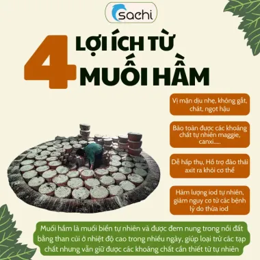 Muối Hầm Biển Tự Nhiên Miền Trung Không Tẩy Trắng, Iod - Giảm Giá Còn 18.999đ 3