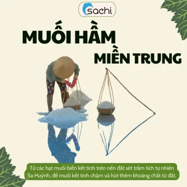 Muối Hầm Biển Tự Nhiên Miền Trung Không Tẩy Trắng, Iod - Giảm Giá Còn 18.999đ 4