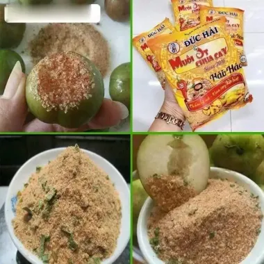 Muối Hảo Hảo Chấm Hoa Quả Hương Vị Tuổi Thơ Đức Hải 500gr Giá Chỉ 29.500đ