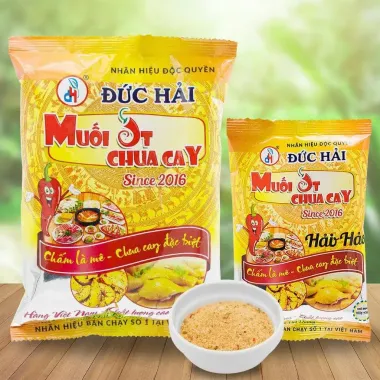 Muối Hảo Hảo Chấm Hoa Quả Hương Vị Tuổi Thơ Đức Hải 500gr Giá Chỉ 29.500đ
