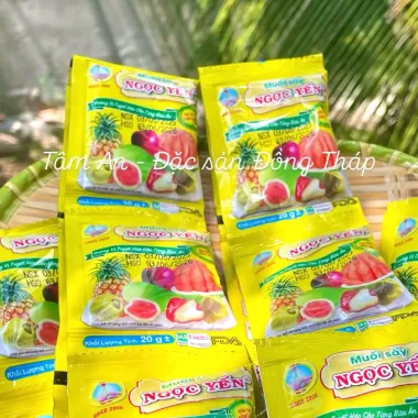Muối Sấy Ngọc Yến Chấm Hoa Quả Đồng Tháp - Giá Chỉ 8.888đ - Chính Hãng Bún Ngon 1