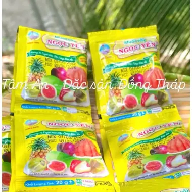 Muối Sấy Ngọc Yến Chấm Hoa Quả Đồng Tháp - Giá Chỉ 8.888đ - Chính Hãng Bún Ngon 5