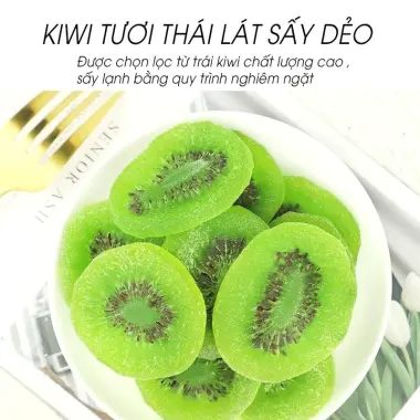 Mứt Kiwi Xanh Sấy Dẻo Thanh Nhẹ VitaFruit - Giảm Giá Còn 25k, Tiện Lợi Tự Nhiên